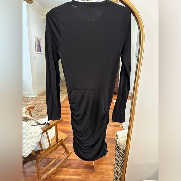 Rag & Bone Holly wrap-effect ruched stretch-jersey mini dress - Picture 7 of 11